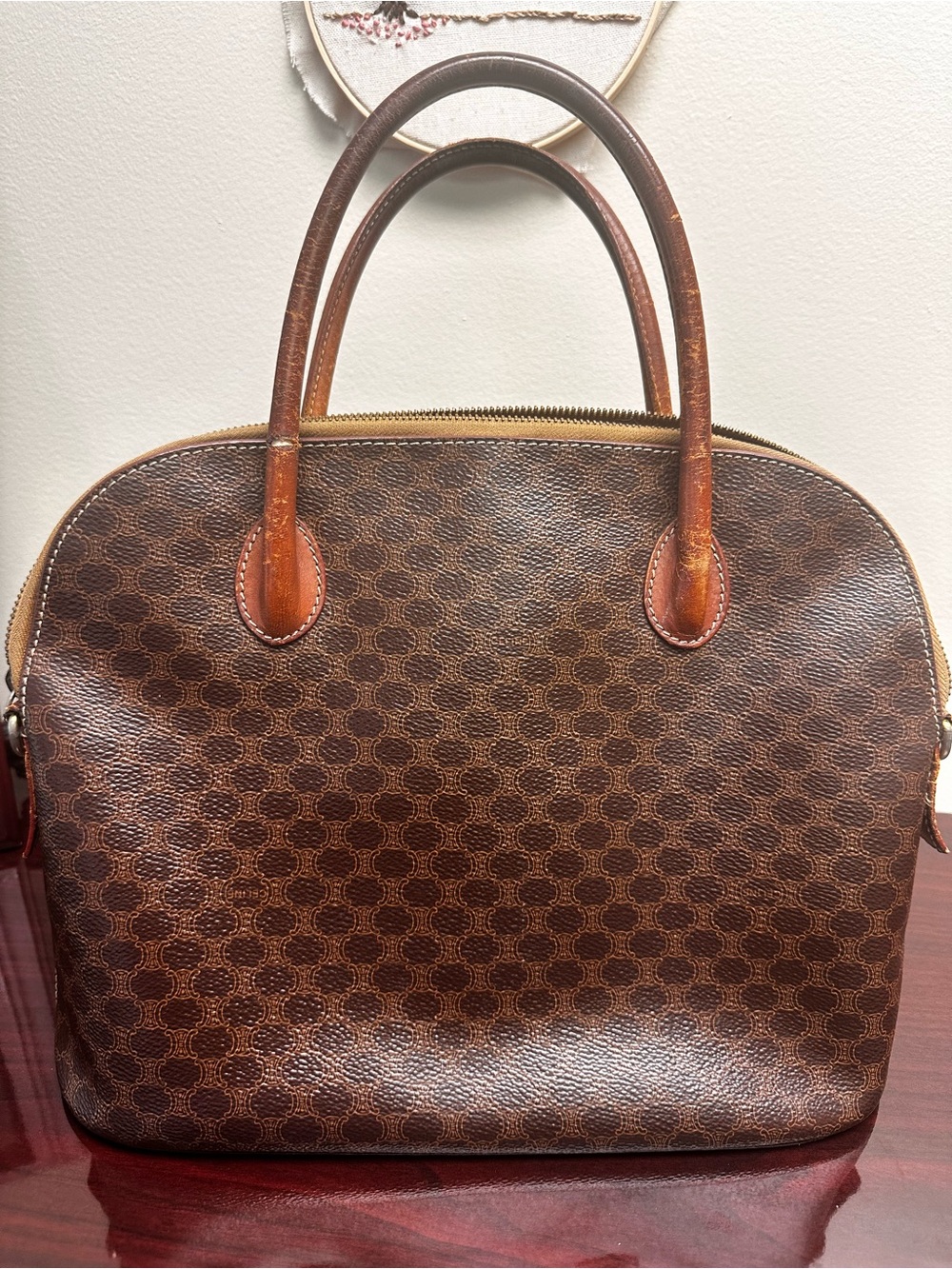 Vintage Celine Macadam handbag